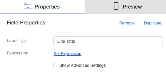 Setting Field Properties in Device Magic